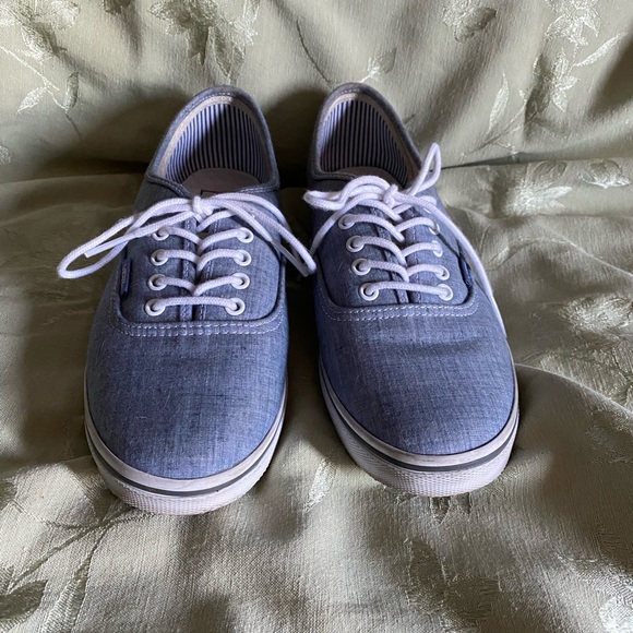 Vans Shoes - Blue Vans Size 9